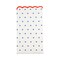 Blue Stars Scallop Napkins Red, White & Blue Holiday & Christmas Party Decor, Patriotic Tableware for BBQs, Memorial Day & Celebrations